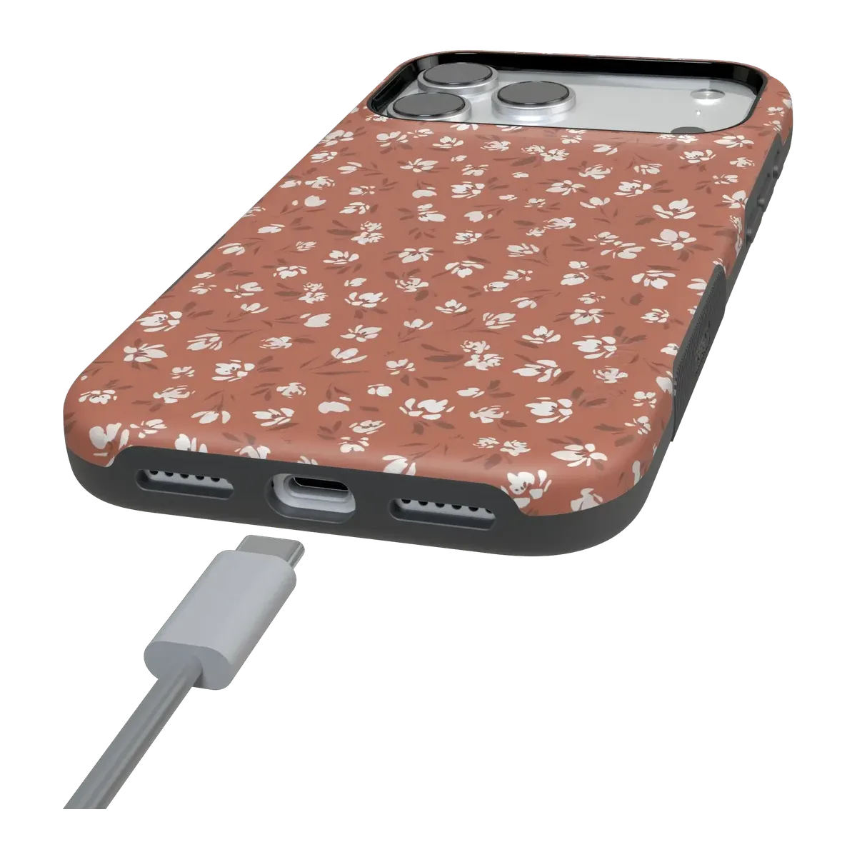 Mocha Meadow | Tiny Flowers Case