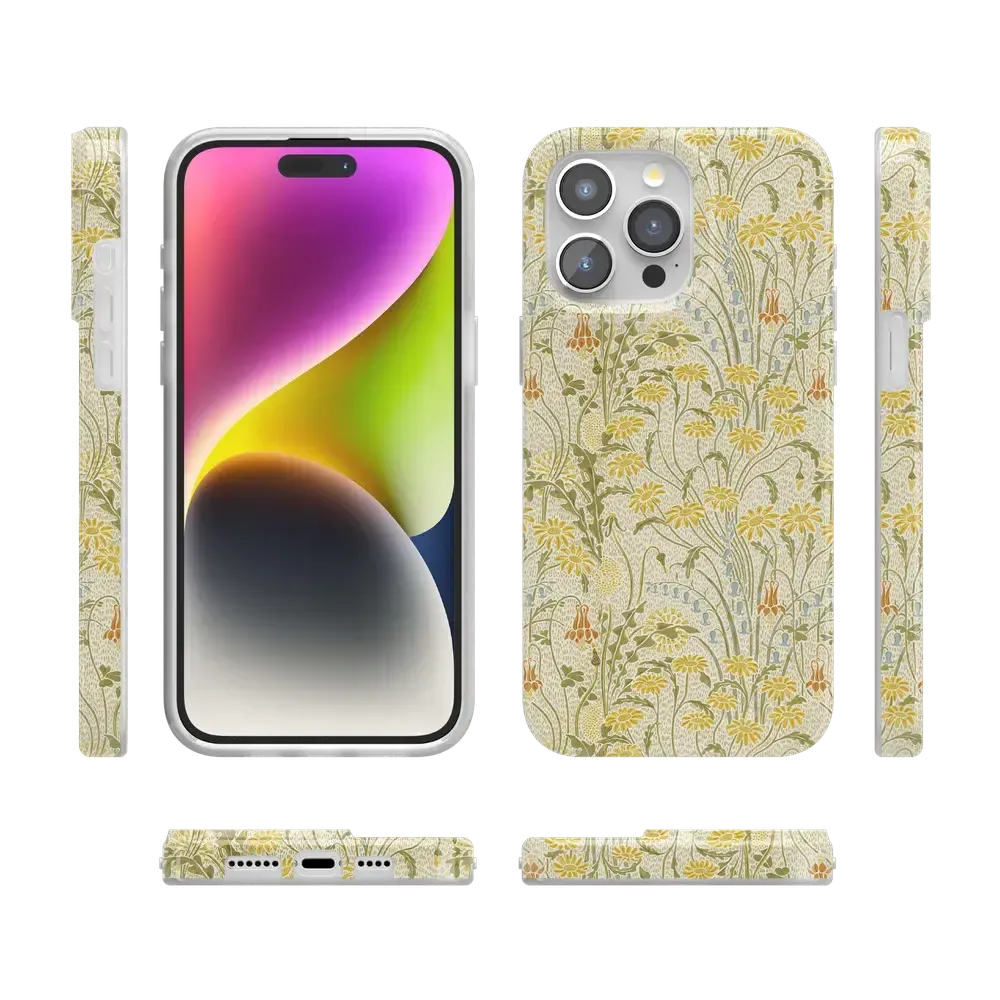 Boho Blooms | Golden Floral Case