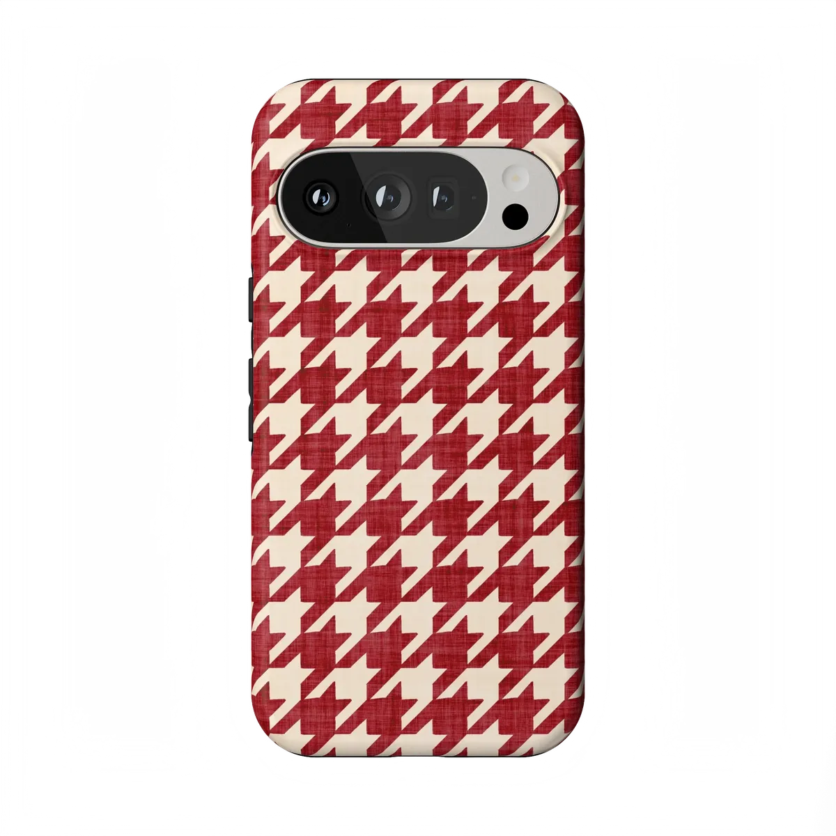 Scarlet Stitch | Red Houndstooth Case