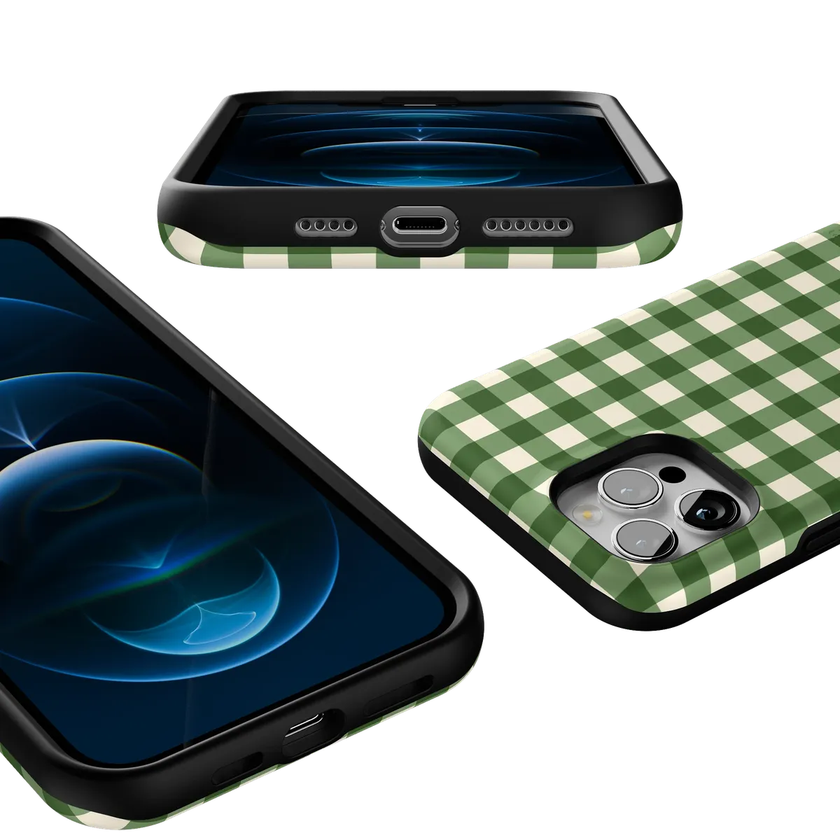 Checked Twice | Green Plaid Case