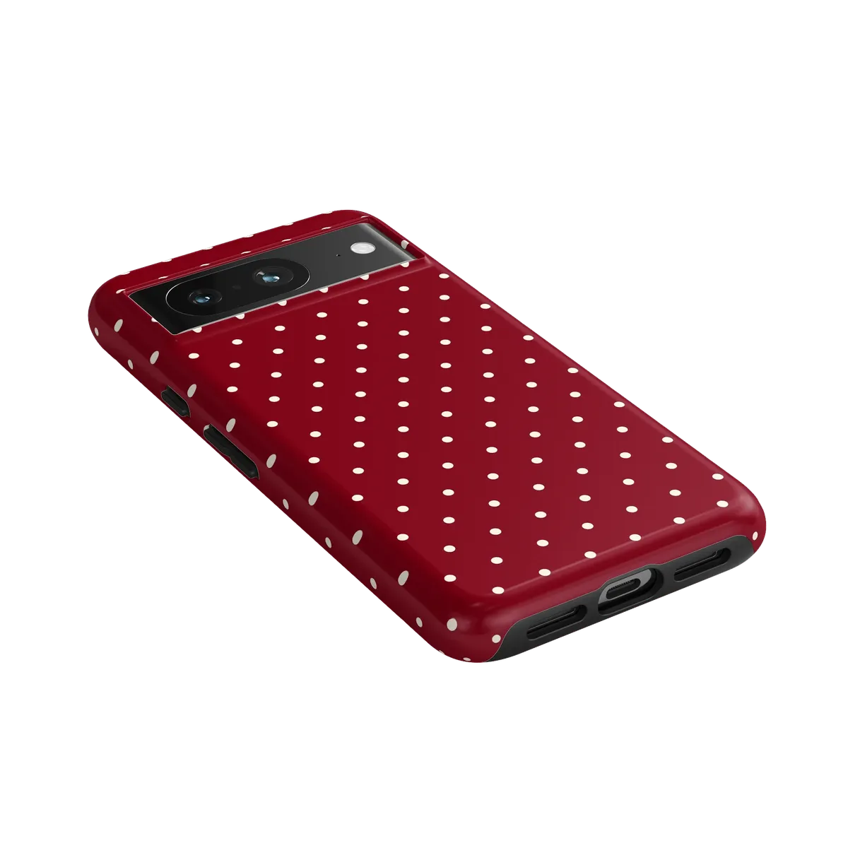 On the Dot | Maroon Polka Dot Case