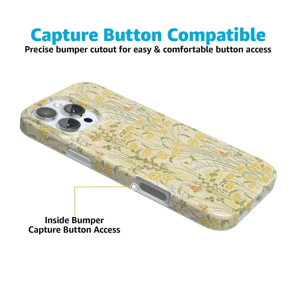 Boho Blooms | Golden Floral Case