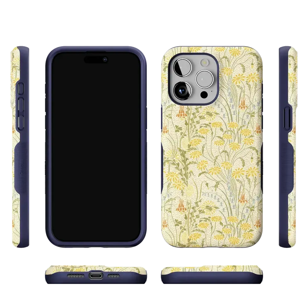 Boho Blooms | Golden Floral Case