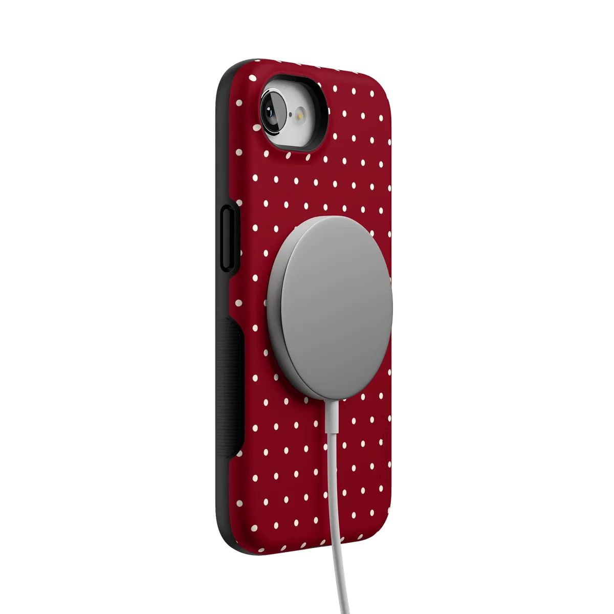 On the Dot | Maroon Polka Dot Case