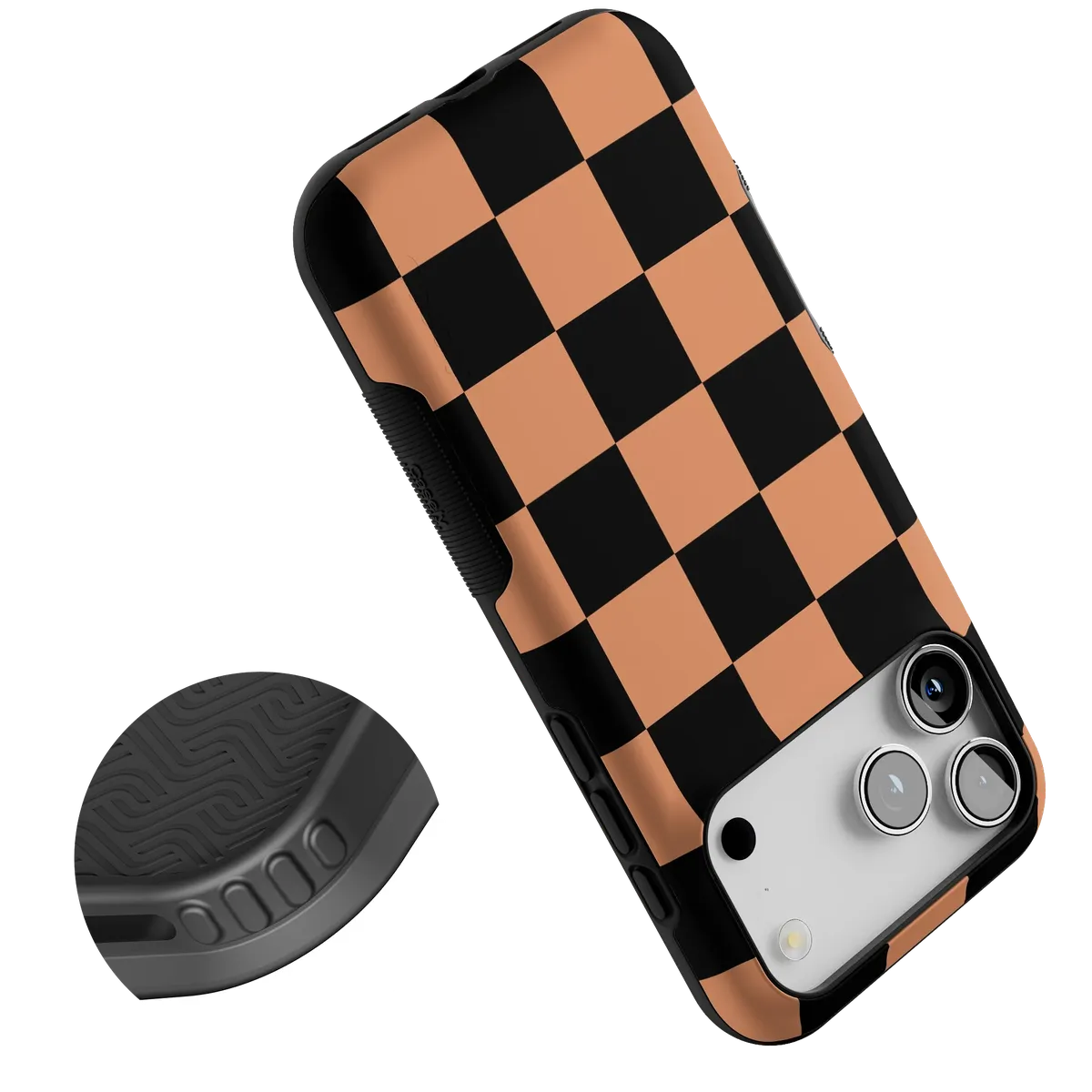 Fit Check | Black & Brown Checkerboard Case