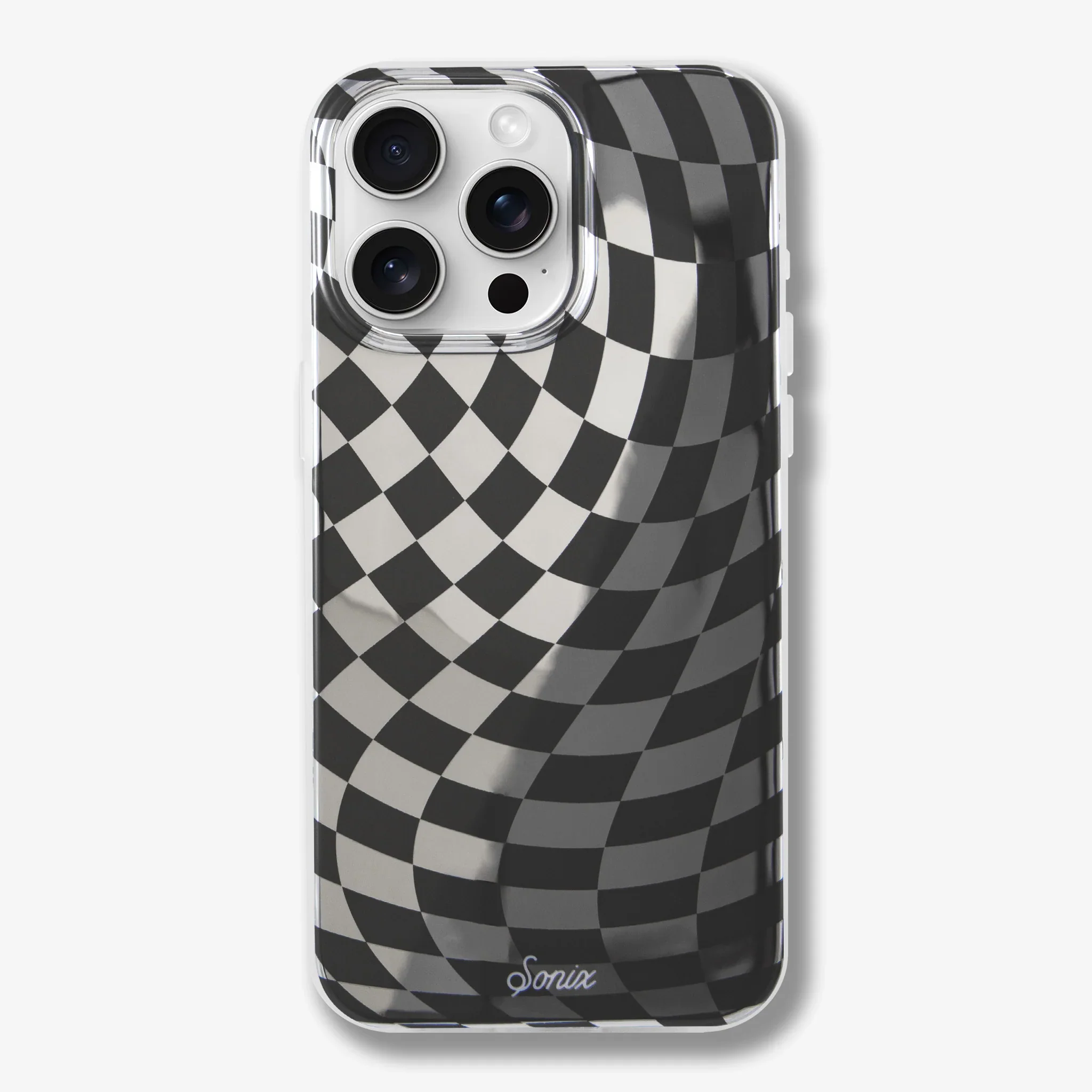 Checkmate Black/Silver MagSafe® Compatible iPhone Case