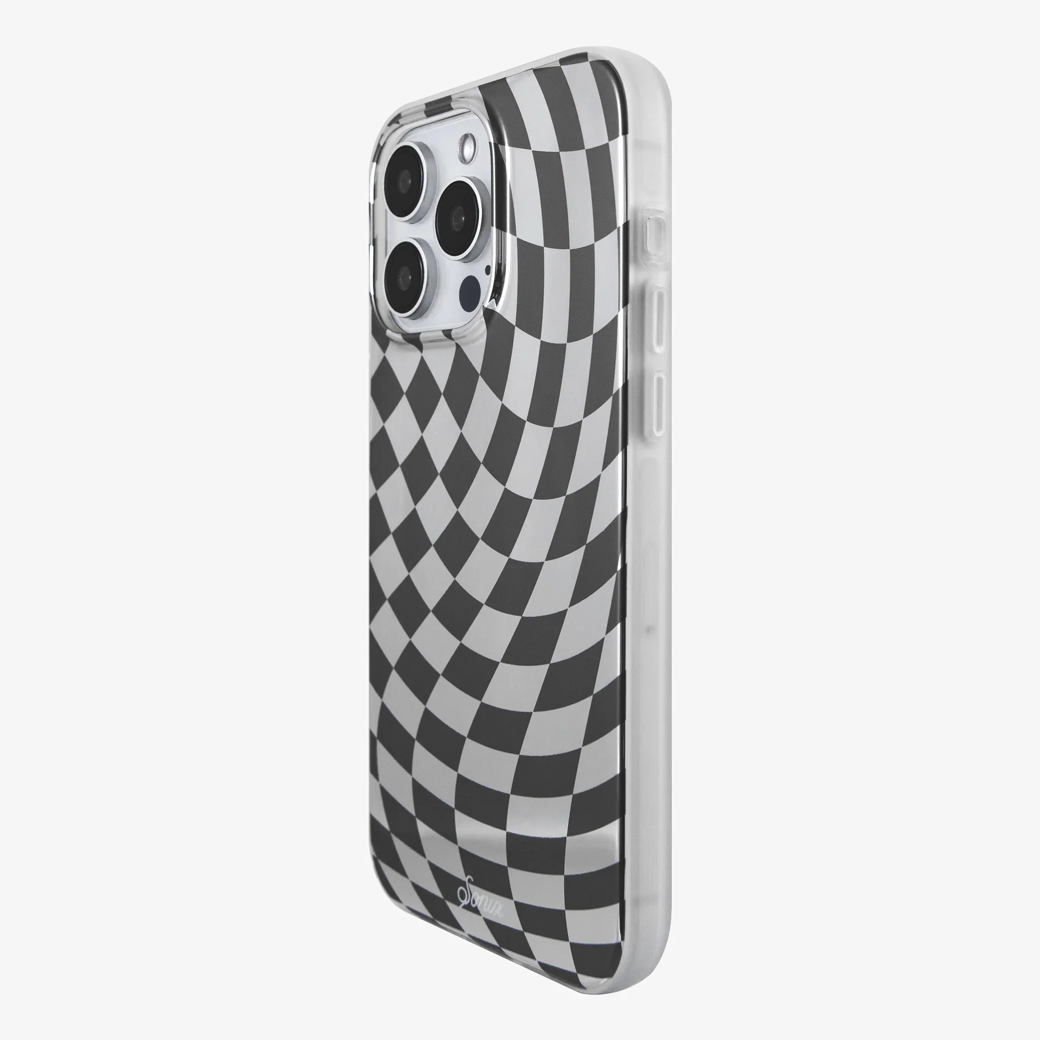 Checkmate Black/Silver MagSafe® Compatible iPhone Case