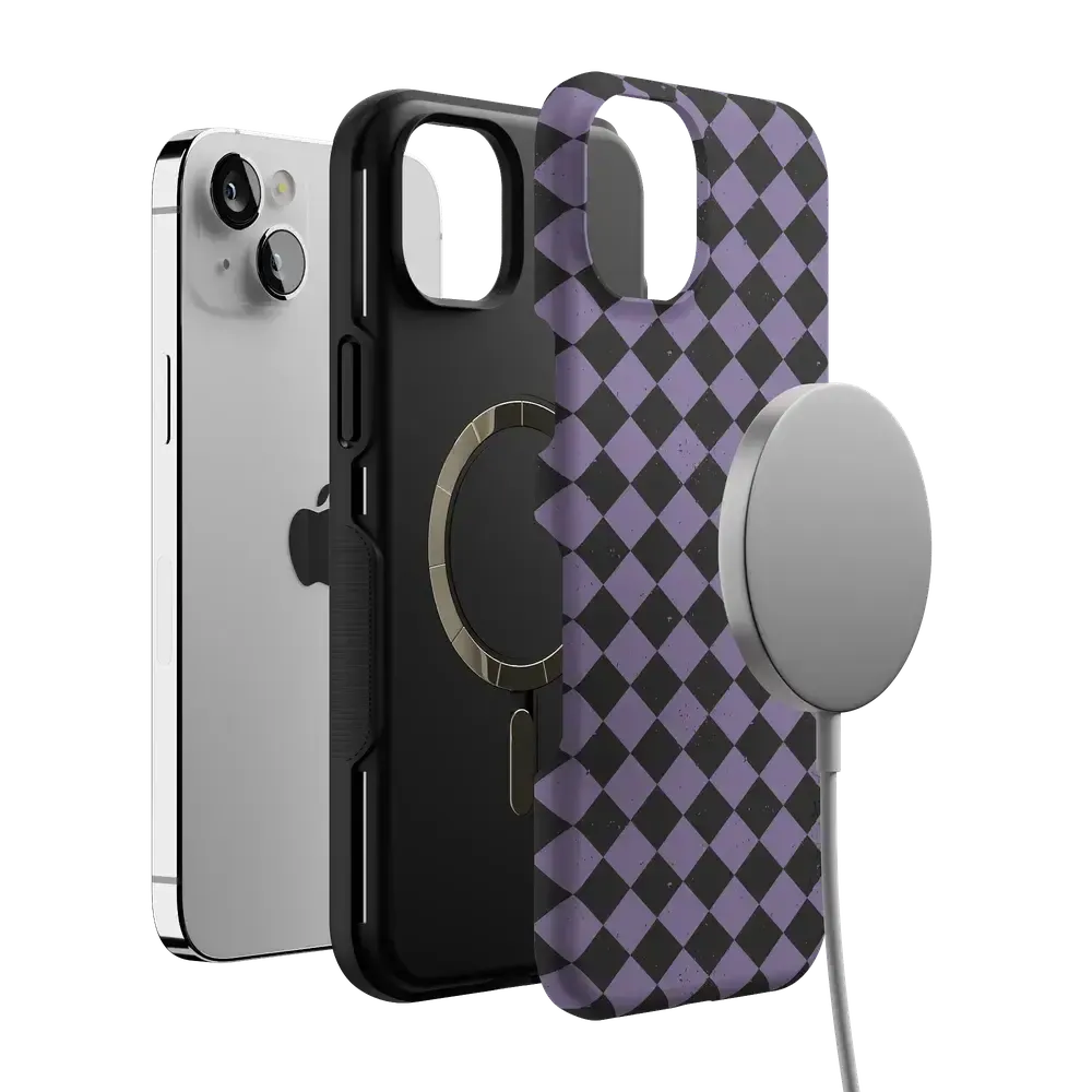 Midnight Hex | Purple Checkered Case