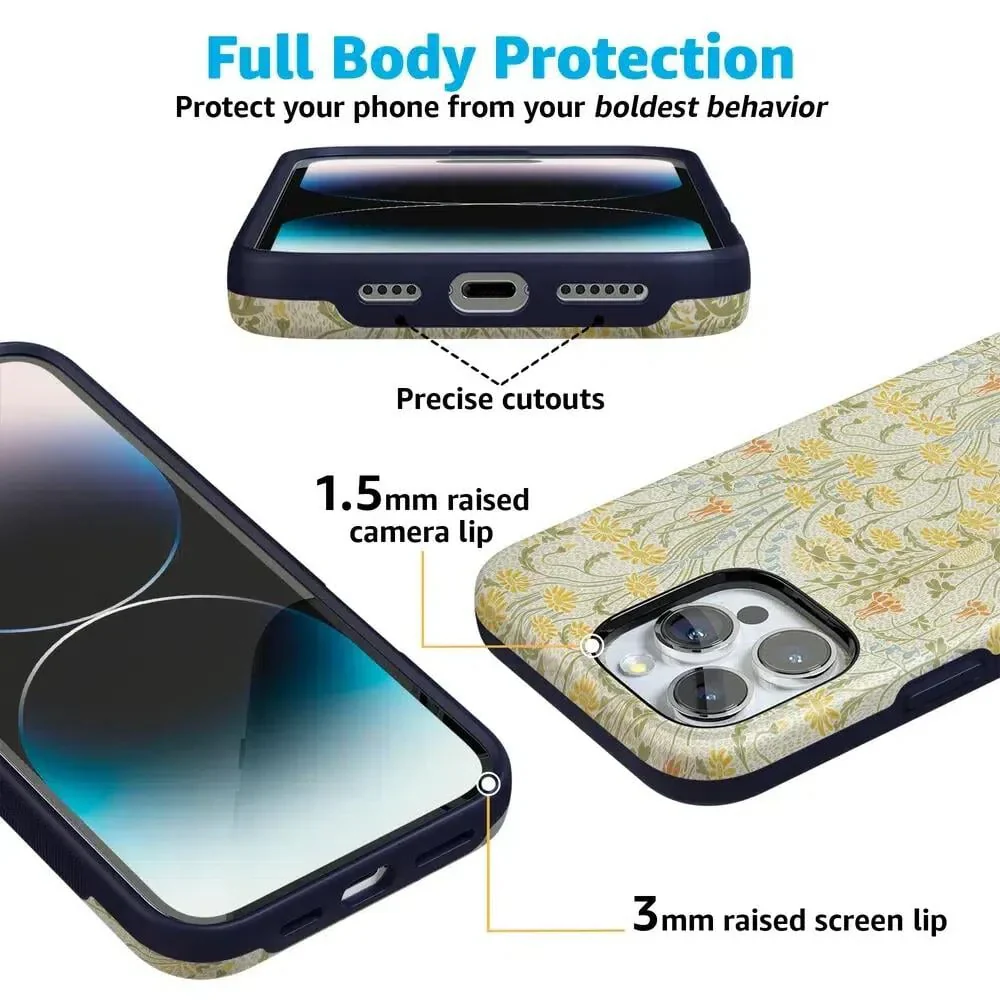 Boho Blooms | Golden Floral Case