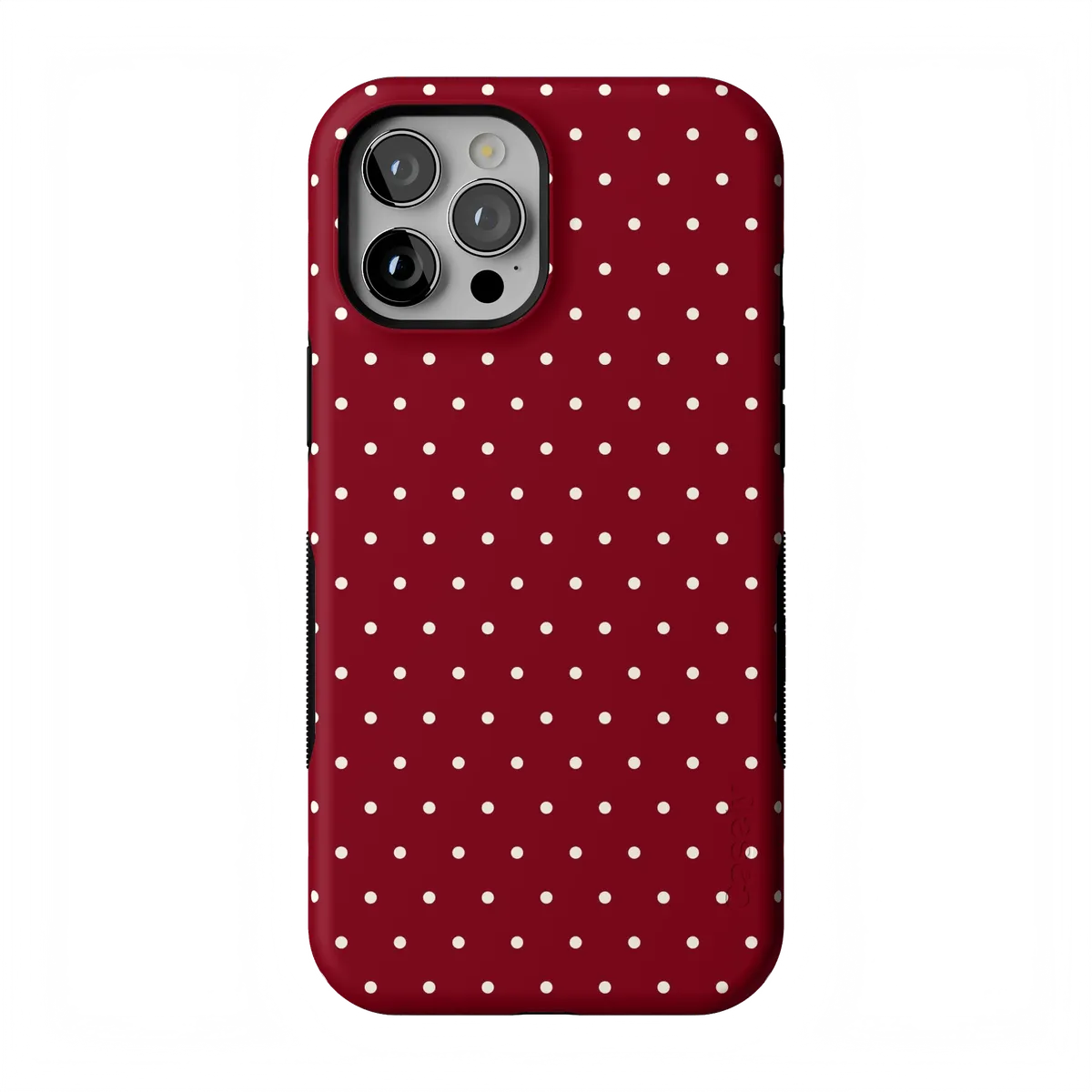 On the Dot | Maroon Polka Dot Case