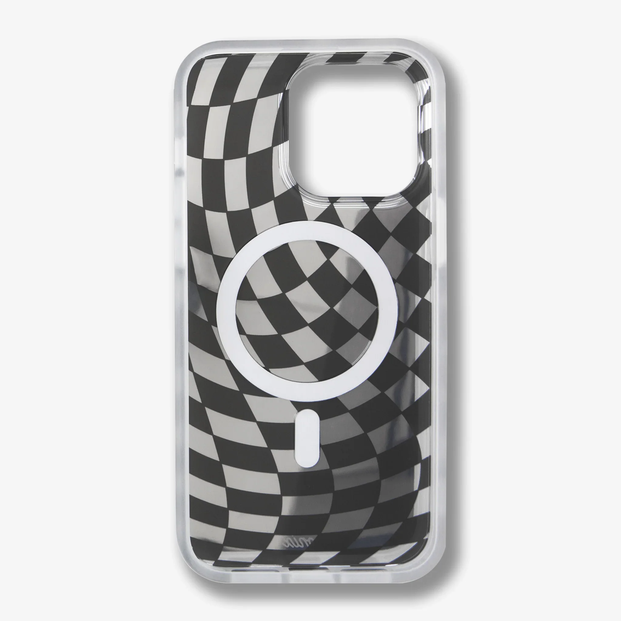 Checkmate Black/Silver MagSafe® Compatible iPhone Case