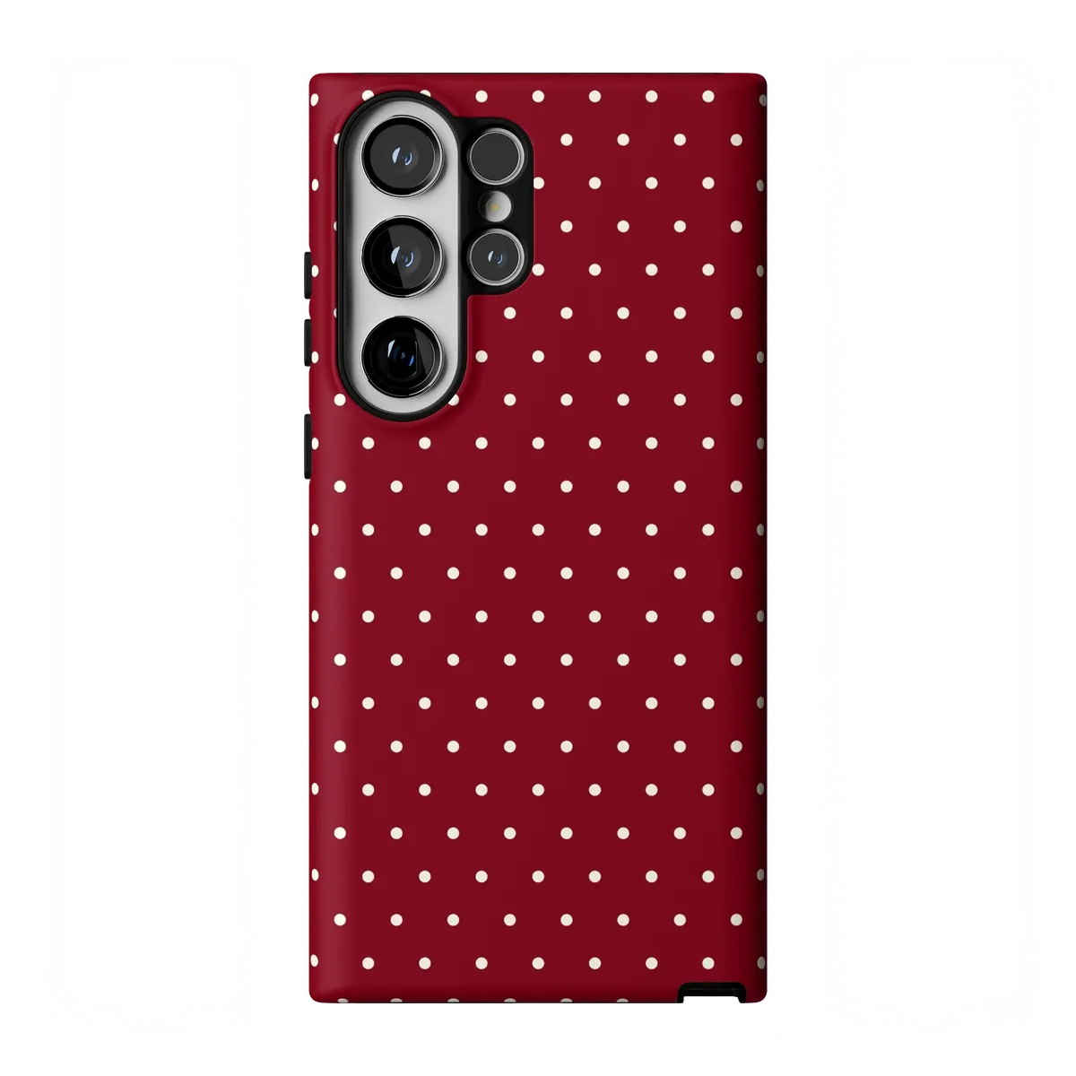 On the Dot | Maroon Polka Dot Case