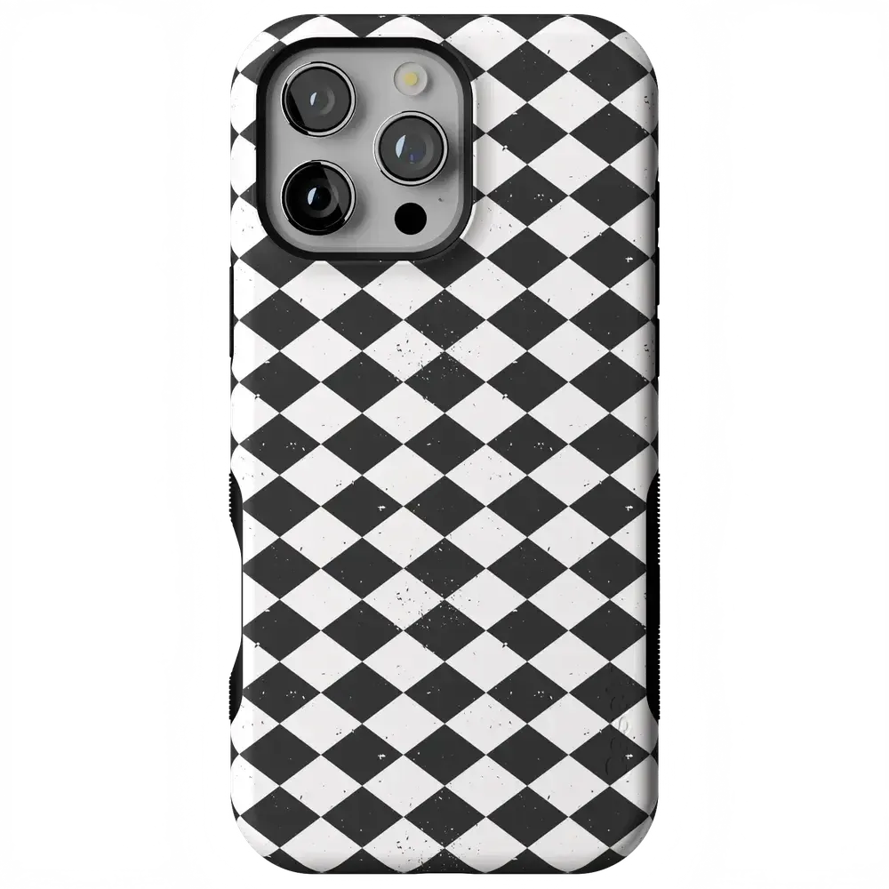 Salem's Hex | Black & White Checkered Case