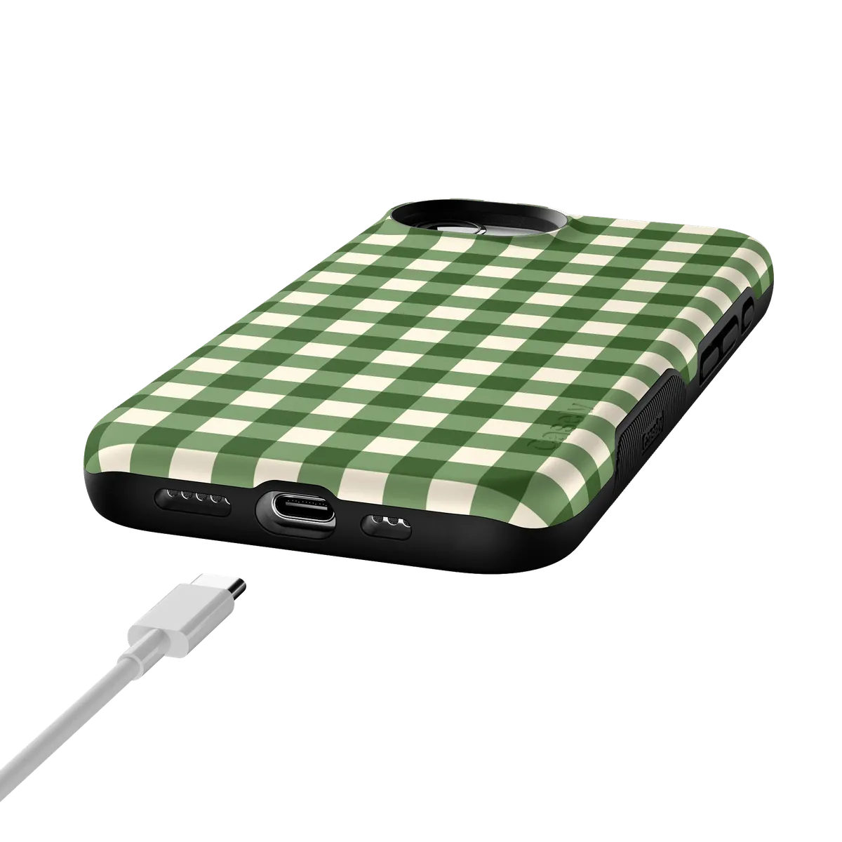 Checked Twice | Green Plaid Case