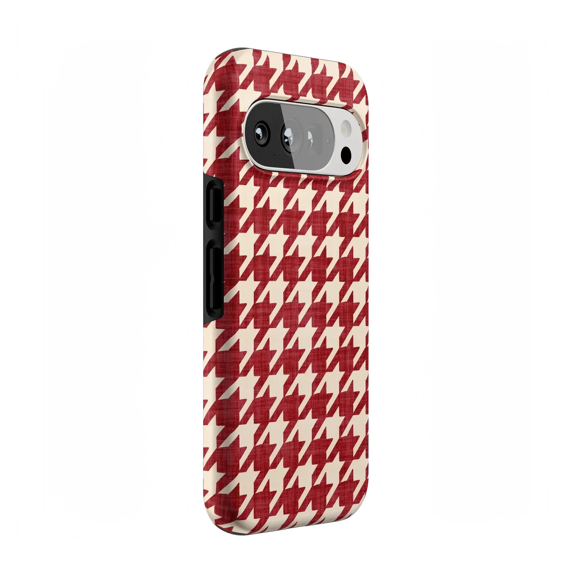 Scarlet Stitch | Red Houndstooth Case