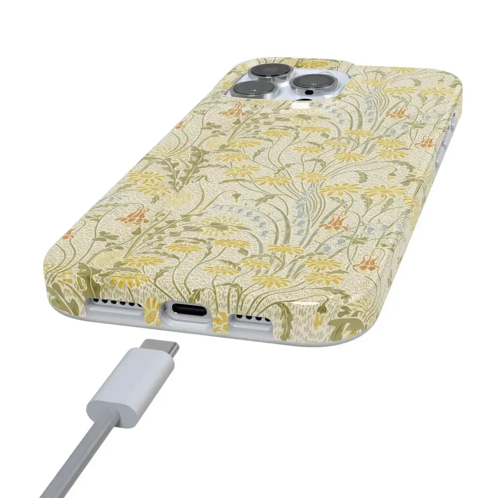 Boho Blooms | Golden Floral Case