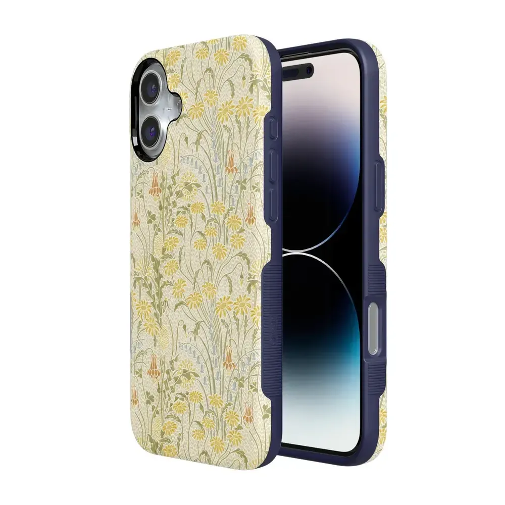 Boho Blooms | Golden Floral Case