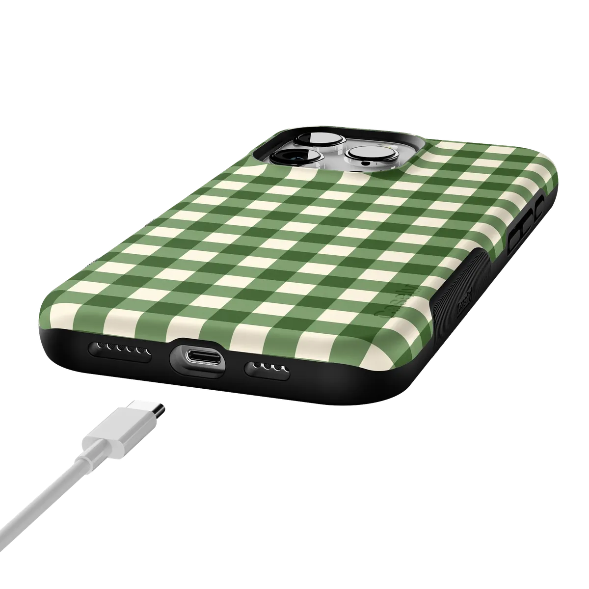 Checked Twice | Green Plaid Case