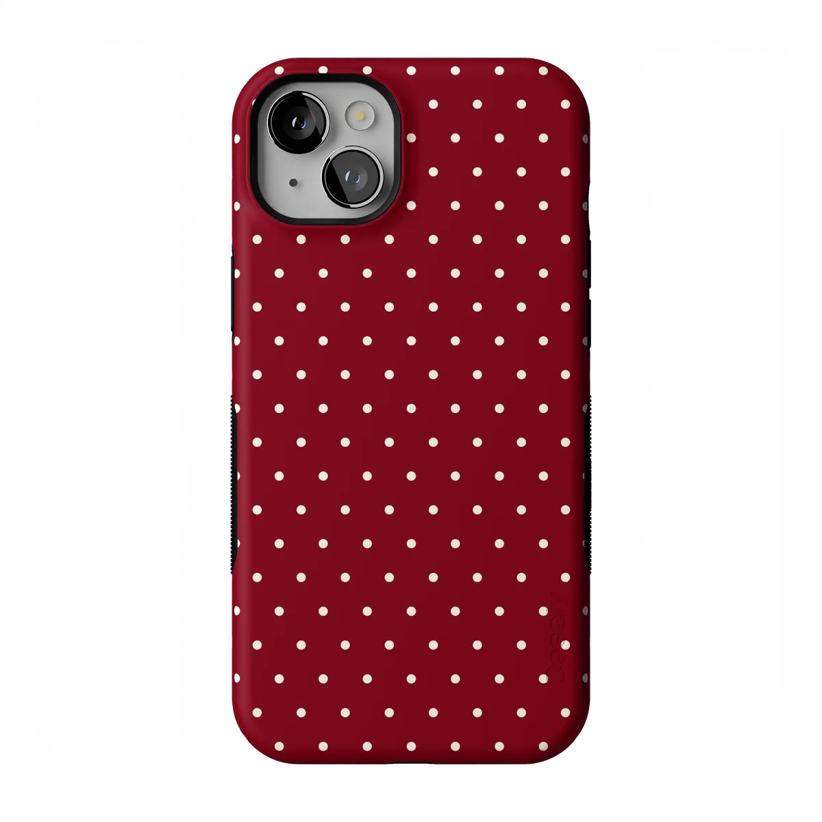 On the Dot | Maroon Polka Dot Case