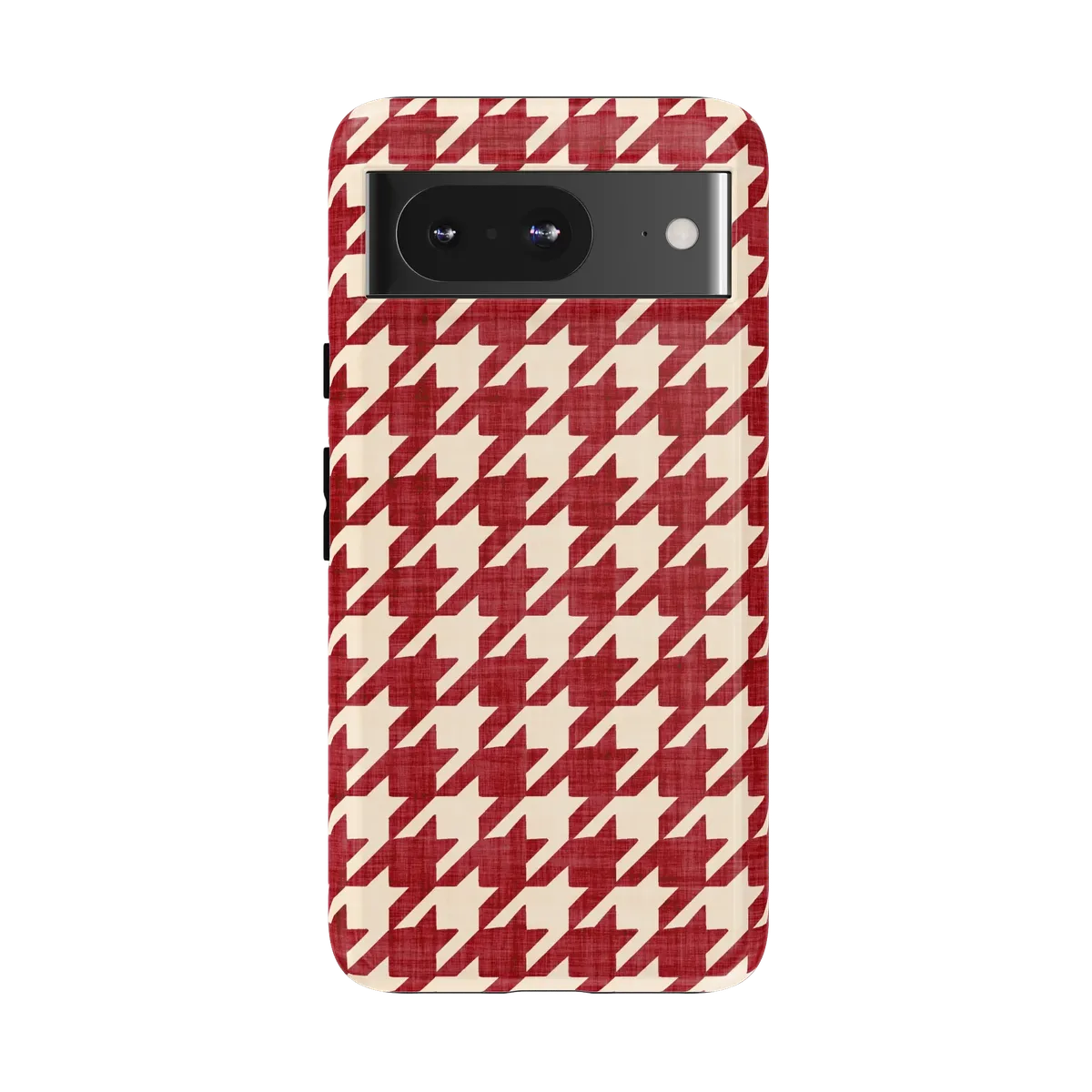 Scarlet Stitch | Red Houndstooth Case
