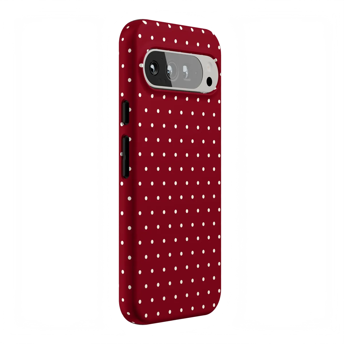 On the Dot | Maroon Polka Dot Case