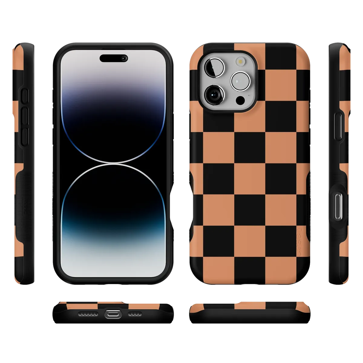 Fit Check | Black & Brown Checkerboard Case
