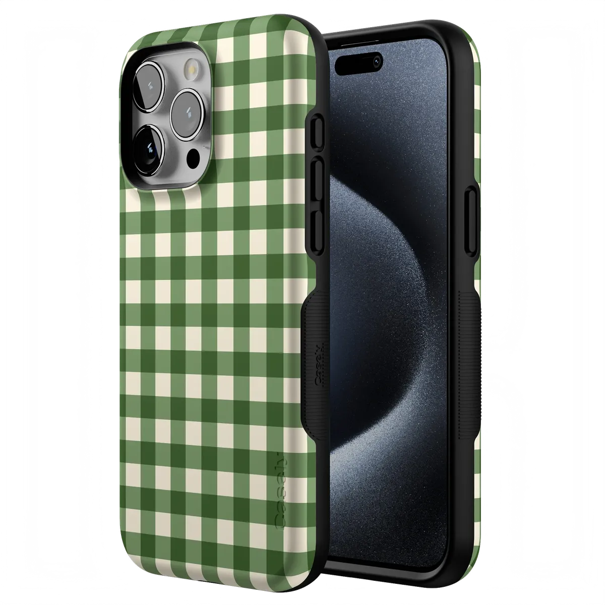 Checked Twice | Green Plaid Case