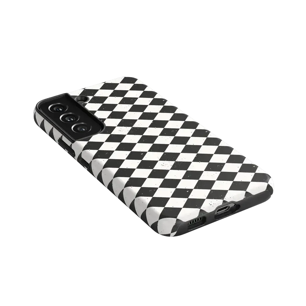 Salem's Hex | Black & White Checkered Case
