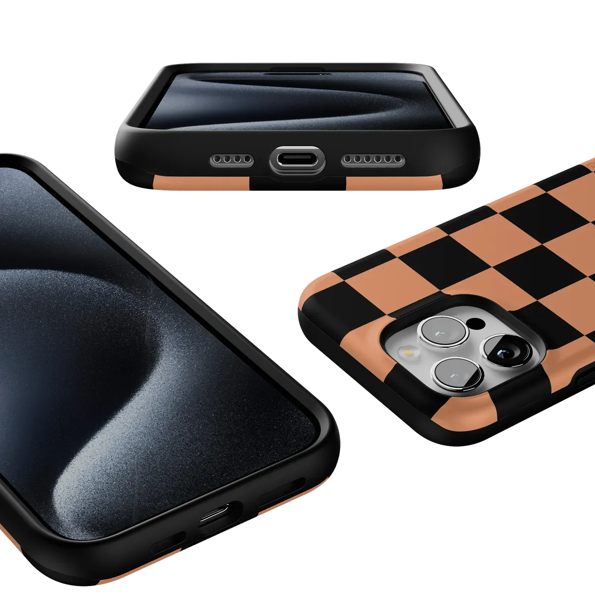 Fit Check | Black & Brown Checkerboard Case