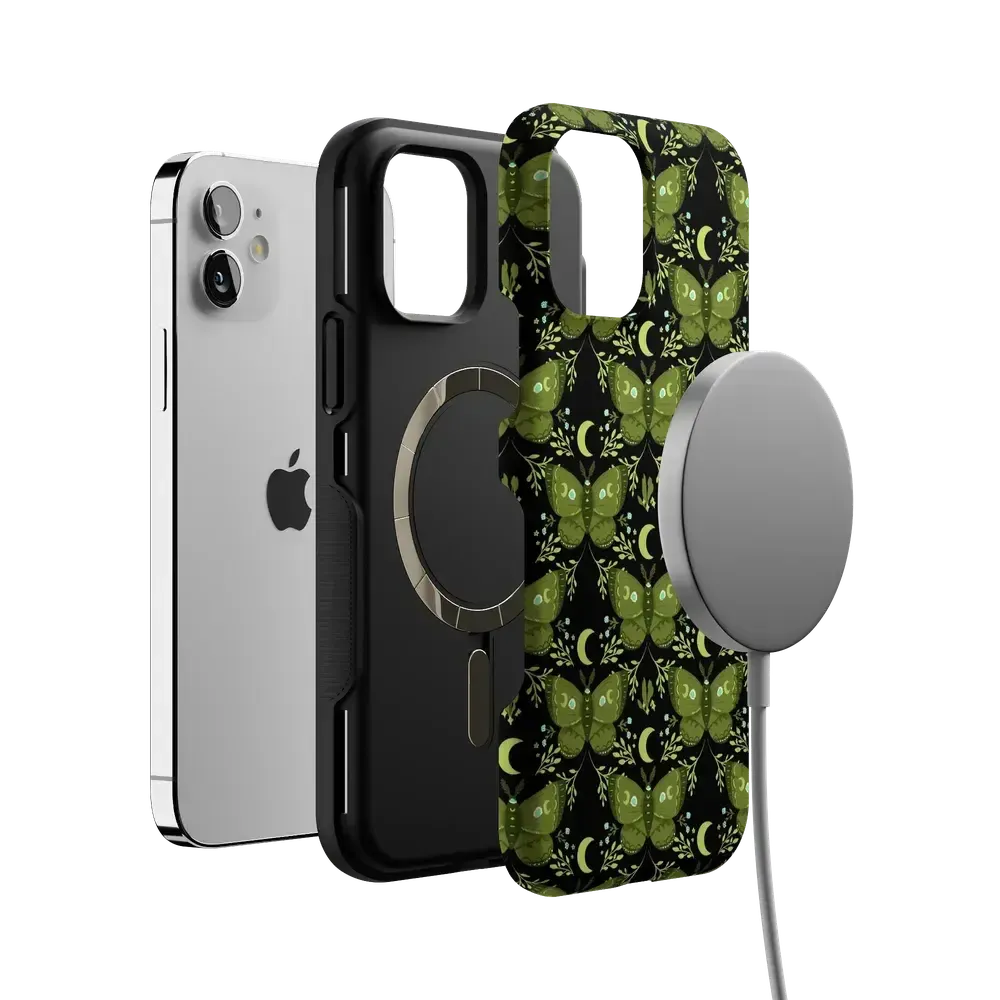 Mystic Moths | Green Twilight Case